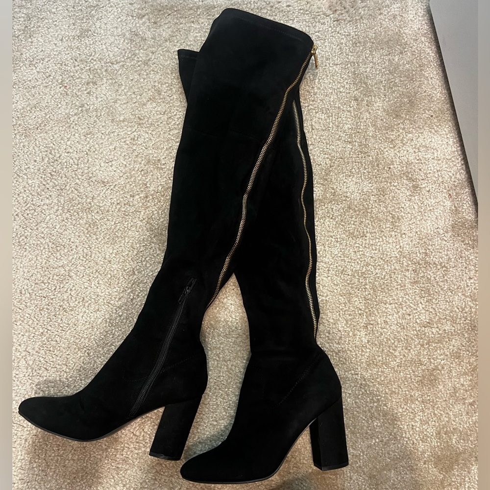 Black Over-the-Knee Boots